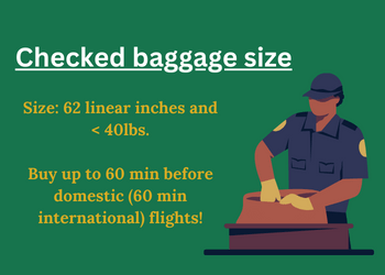 Frontier Airlines checked baggage size