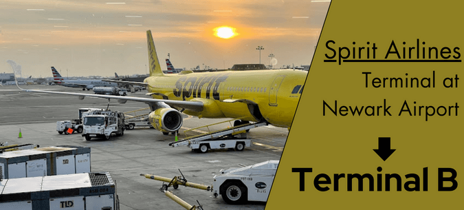 spirit airlines newark terminal